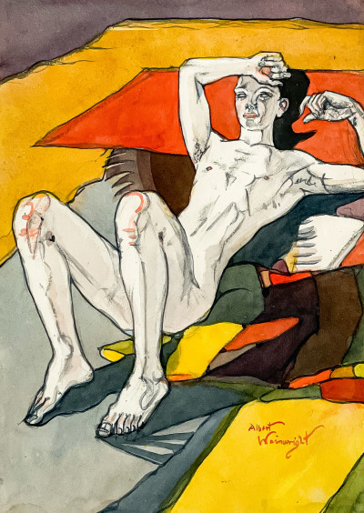 Image for Lot Albert Wainwright - Untitled (Nude)