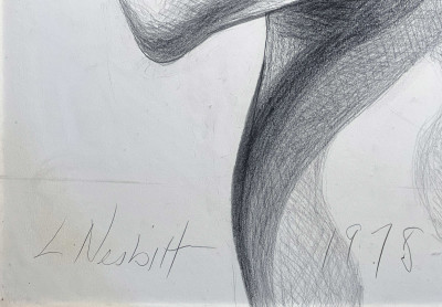 Lowell Nesbitt - Nude Male with Chain