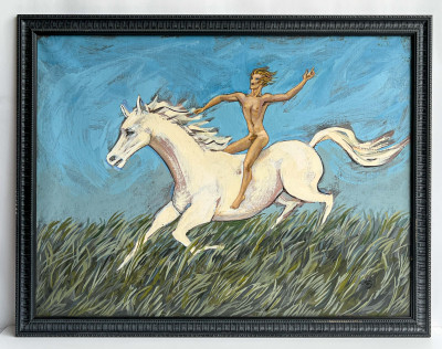 Emlen Etting - Untitled (Herald on a White Horse)