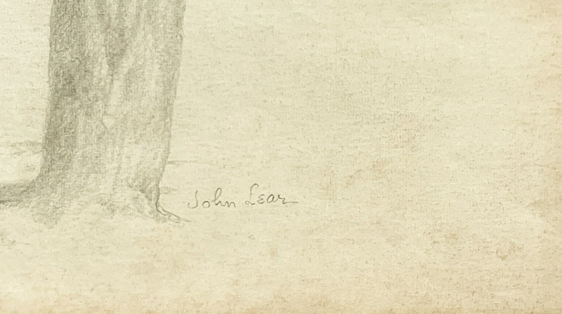 John B. Lear - Untitled (Figure and Trees)