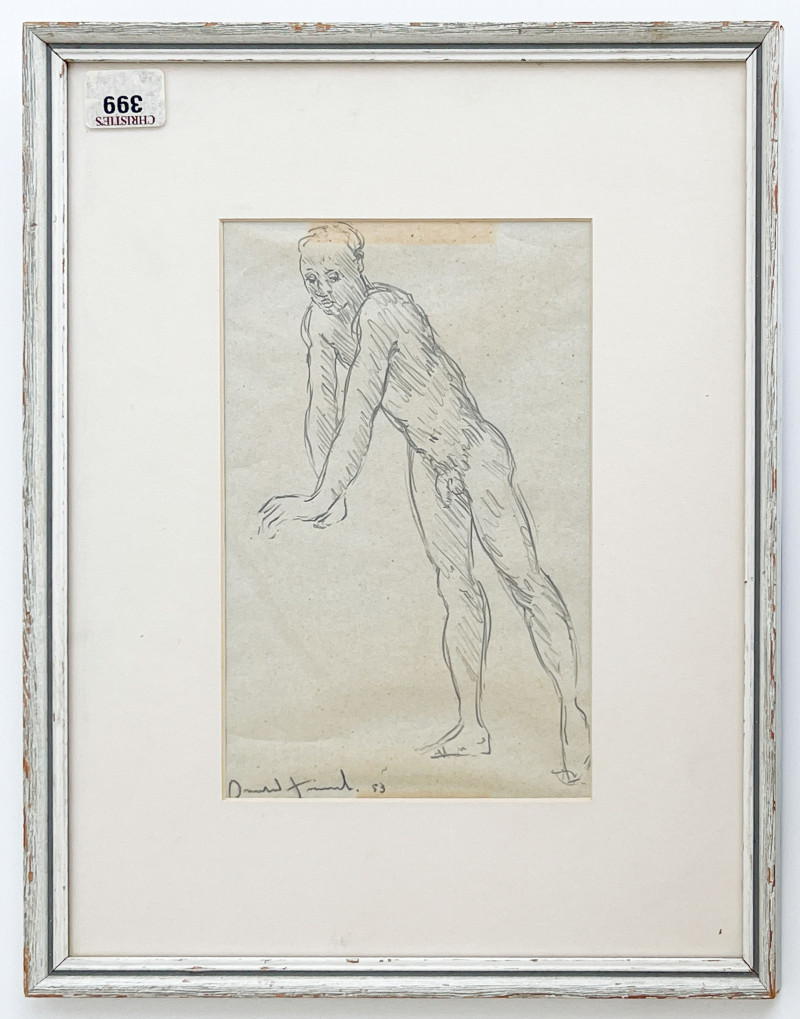 Donald Friend - Untitled (Standing Male Nude)