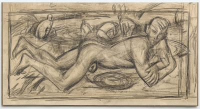 Duncan Grant (attributed) - Study of Bathers