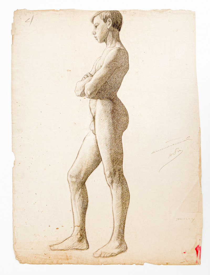 Artist Unknown - Standing Nude