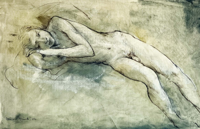 Image for Lot Donald Friend - Reclining Figure I