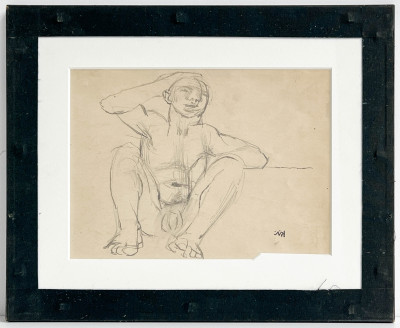 Keith Vaughan - Still Life Studies/Seated Nude (double-sided)