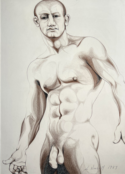 Image for Lot Lowell Nesbitt - Male Nude