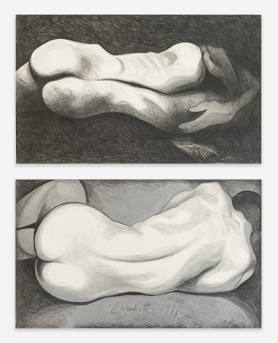 Lowell Nesbitt - Group of 2 Nude Drawings