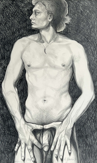 Image for Lot Lowell Nesbitt - Untitled (Male Nude)
