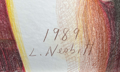 Lowell Nesbitt - Untitled (Desert Nude)