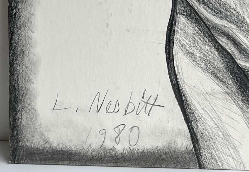 Lowell Nesbitt - Untitled (Male Nude)