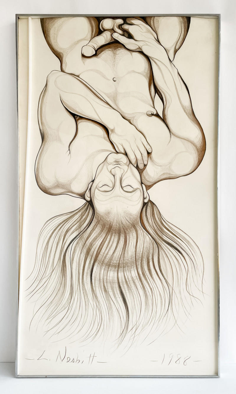 Lowell Nesbitt - Nude Male