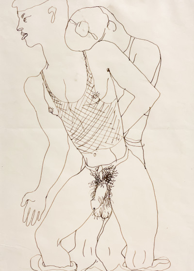 Image for Lot Jean Cocteau - Erotic Drawing