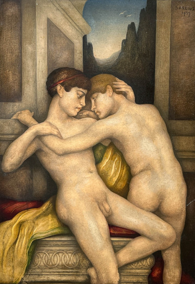 Image for Lot Léonard Sarluis - The Embrace