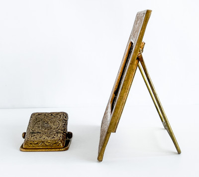 Tiffany Studios - Gilt Bronze Desk Items