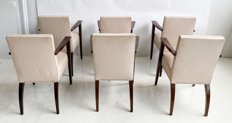 Art Deco Dining Chairs, Set of 6