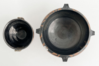 Two Étienne Vilotte & Poterie De Ciboure Pottery Vessels