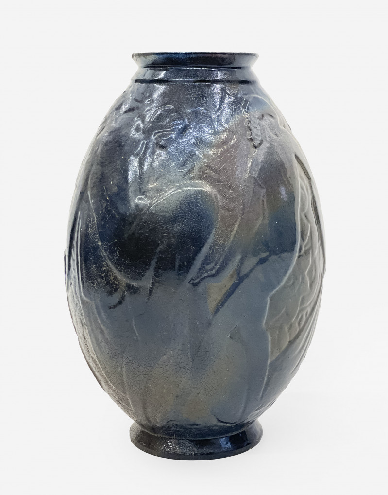 Gaston Deblaize and Marcel Guillard - 'La Sarabande' Art Deco Vase