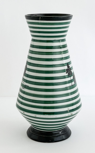 Rometti Ceramiche - Vase 'Scena Campestra'