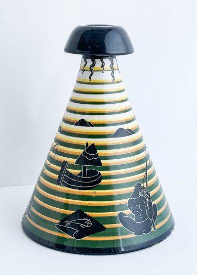 Rometti Ceramiche - Vase 'Pescatori'