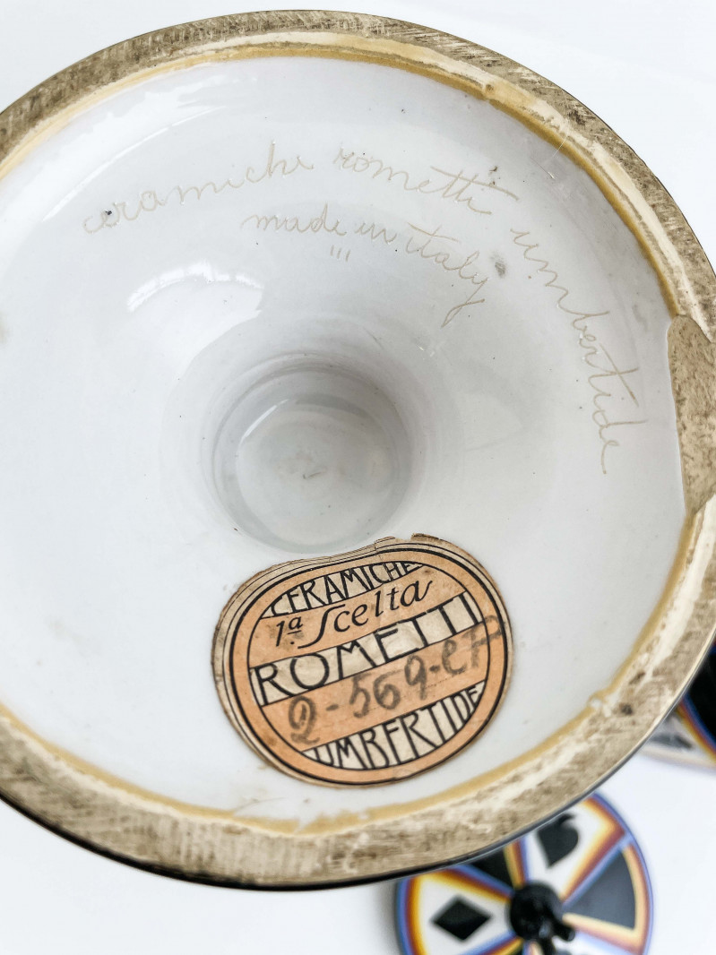Rometti Ceramiche - Vase And Covered Jar '5/31/20225/31/20225/31/2022'