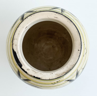 Rometti Ceramiche - Vase 'Deserto con Elefanti con Piramidi'