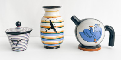 Image for Lot Rometti Ceramiche - Three Vessels