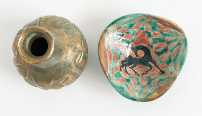 Édouard Cazaux - Vase And Bowl