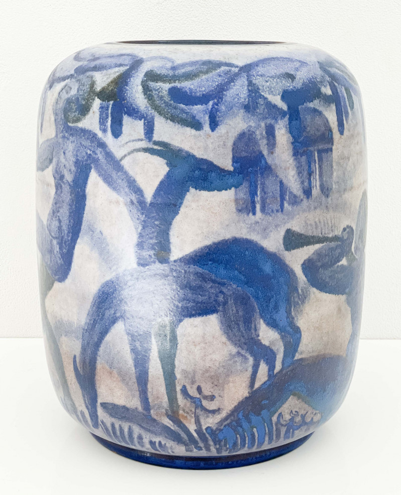 Andre Naudy for Sévres - Large Vessel with Classical Pastoral Scene