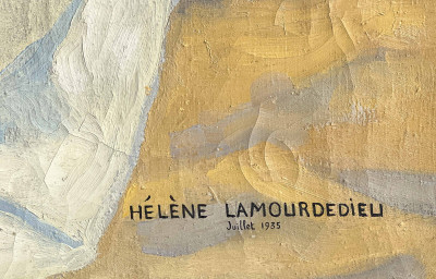Helene Lamourdedieu - Reclining Bather