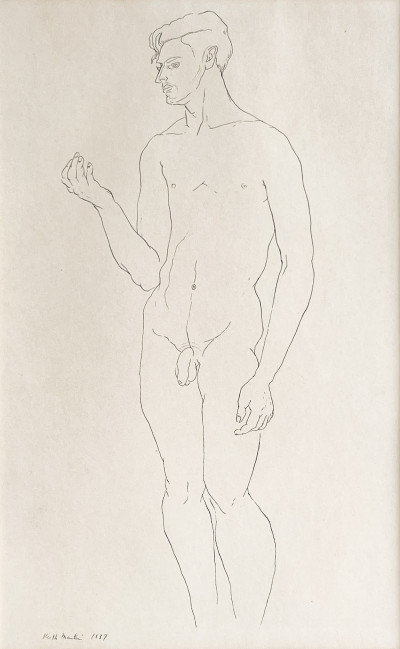 Image for Lot Keith Morrow Martin - Untitled (Male Nude)
