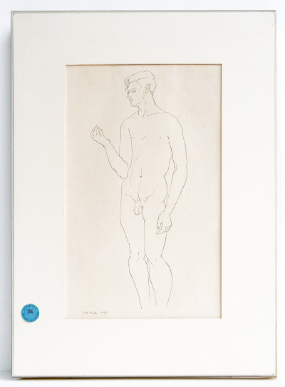 Keith Morrow Martin - Untitled (Male Nude)