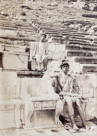 Image for Lot Guglielmo Plüschow (Wilhelm von Plüschow) - Boys at the Theater of Dionysus in Athens