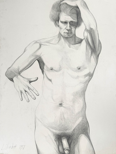 Image for Lot Lowell Nesbitt - Untitled (Nude Male)