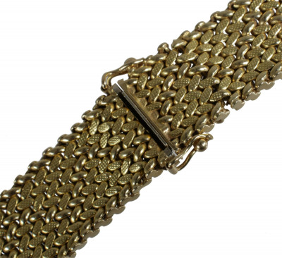 Italian 18K Yellow Gold Choker Necklace