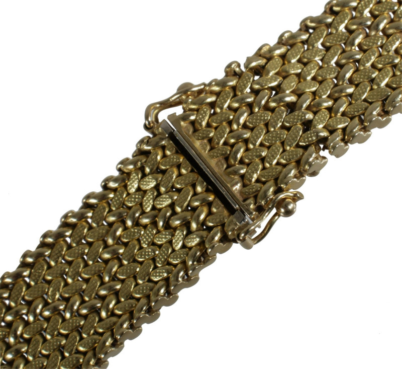 Italian 18K Yellow Gold Choker Necklace