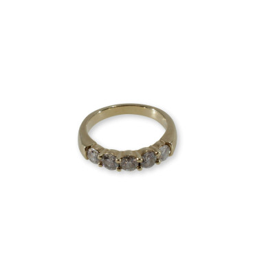 Classic Five-Stone 0.95 ct Diamond Ring