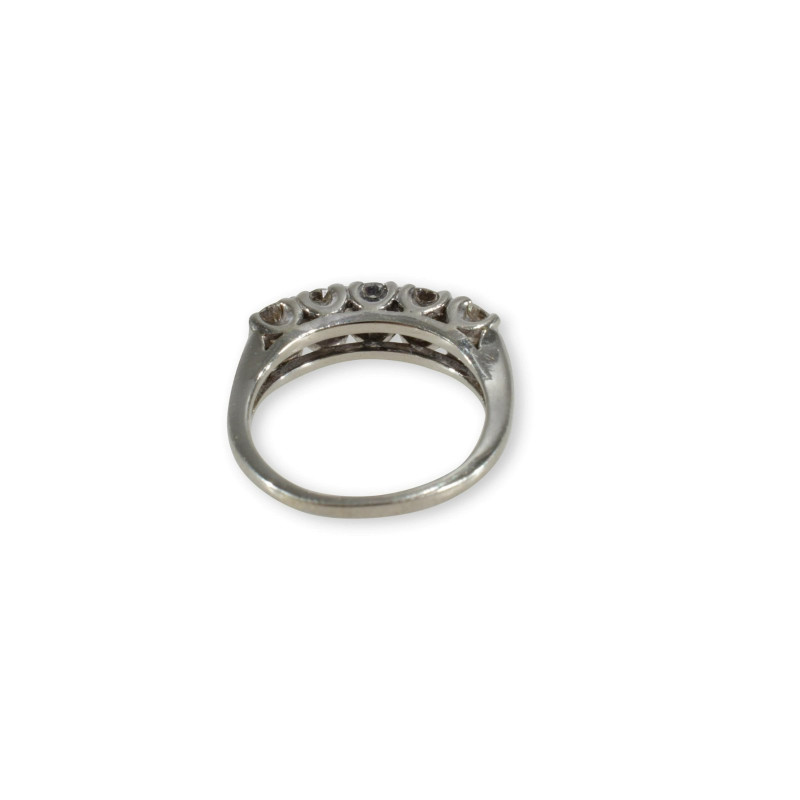Classic Five-Stone 0.85 ct Diamond Ring