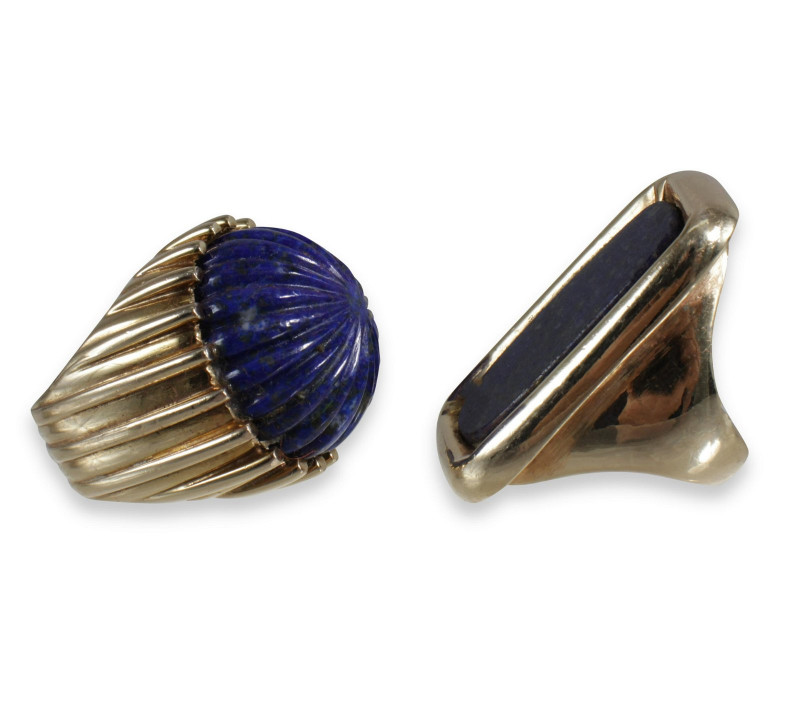 Two Lapis Lazuli Rings