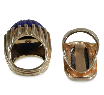 Two Lapis Lazuli Rings