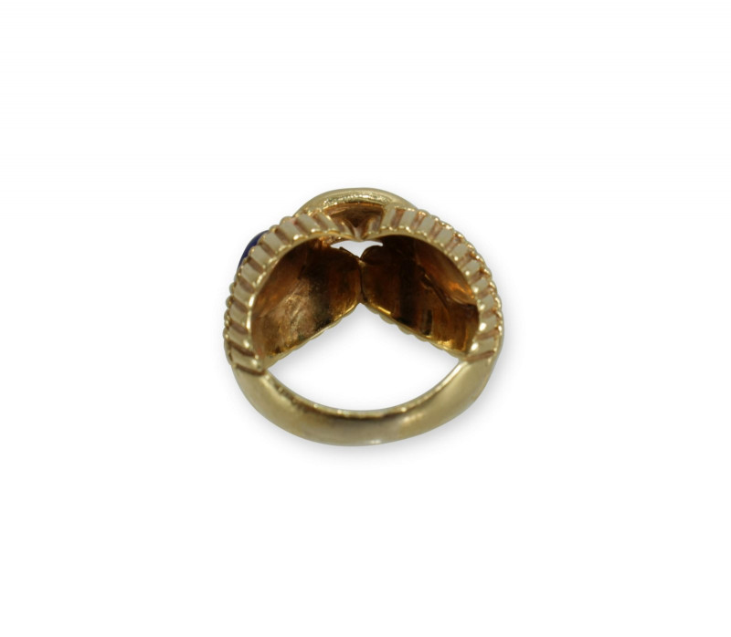 Lapis Segmented Ring