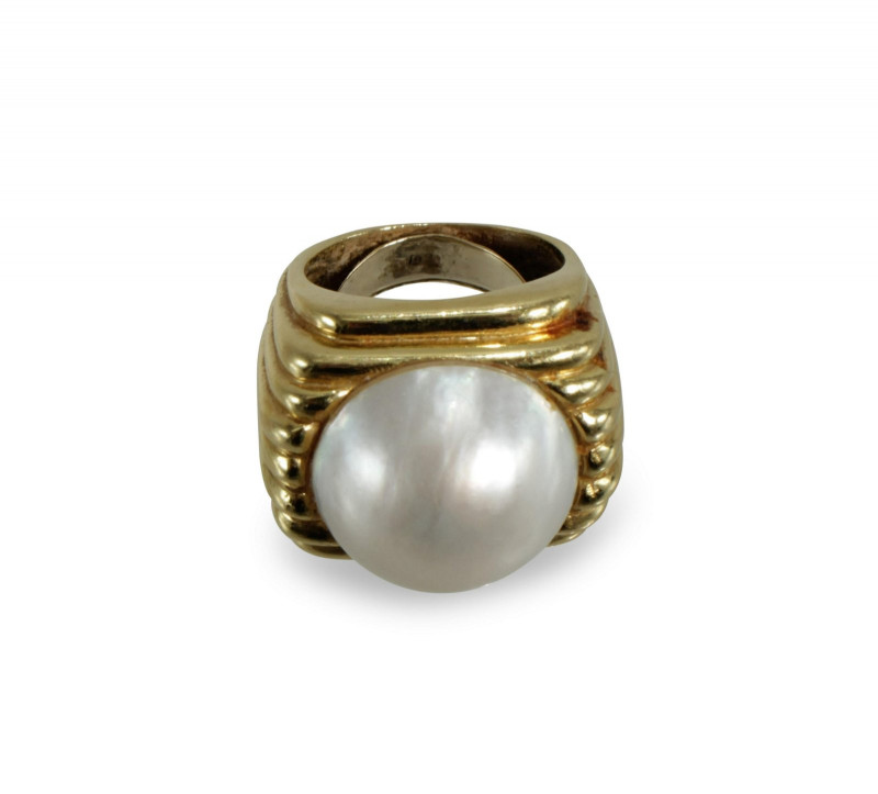 Mabe Pearl Cocktail Ring