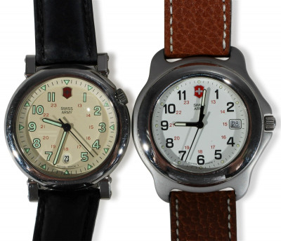Image for Lot Two Swiss Army Men's Wristwatches