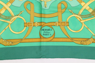 Hermes Eperon d'Or Silk Scarf