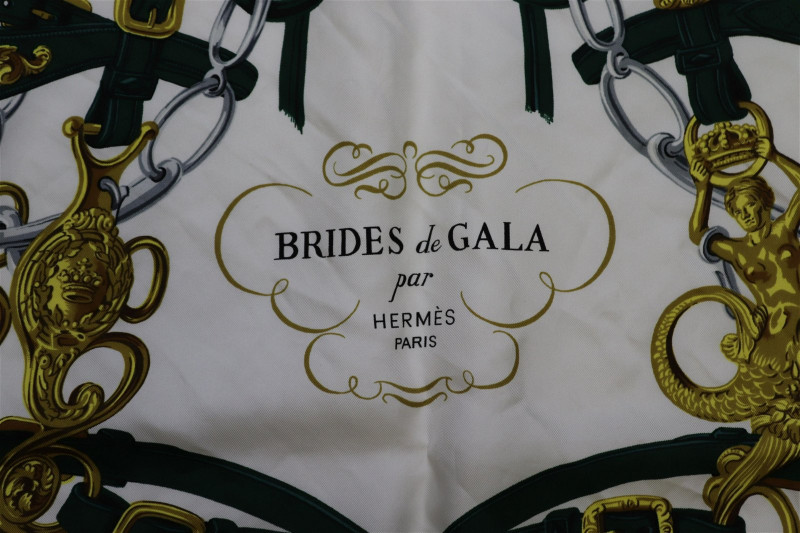 Hermes Brides de Gala Twill Silk Scarf