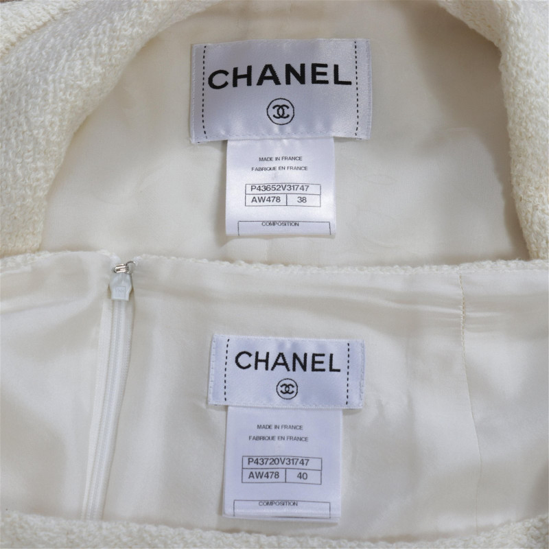 Chanel Vintage 2000's Skirt Suit - Neutrals Suits and Sets, Clothing -  CHA748039