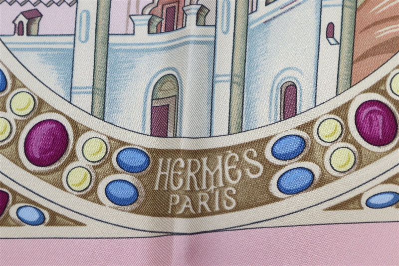 Hermes Le Triomphe du Paladin Silk Scarf