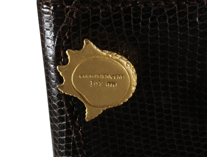 Kieselstein-Cord Lizard Skin Trophy Bag