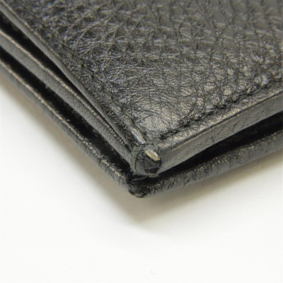 Salvatore Ferragamo Black Leather Wallet