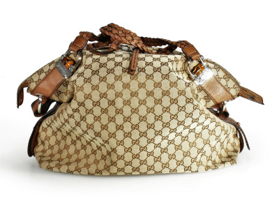 Image for Lot Gucci Bamboo Shoulderbag