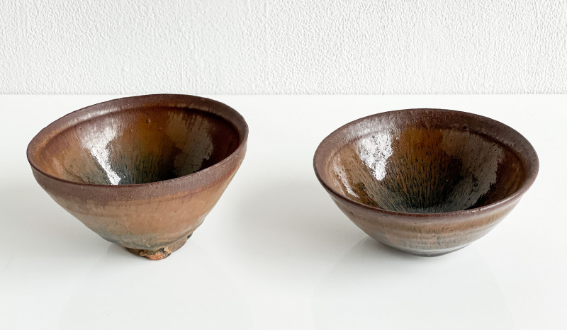 Four Chinese Jianyao Tea Bowls